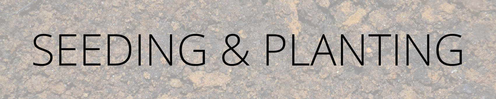 Seeding & Planting Banner