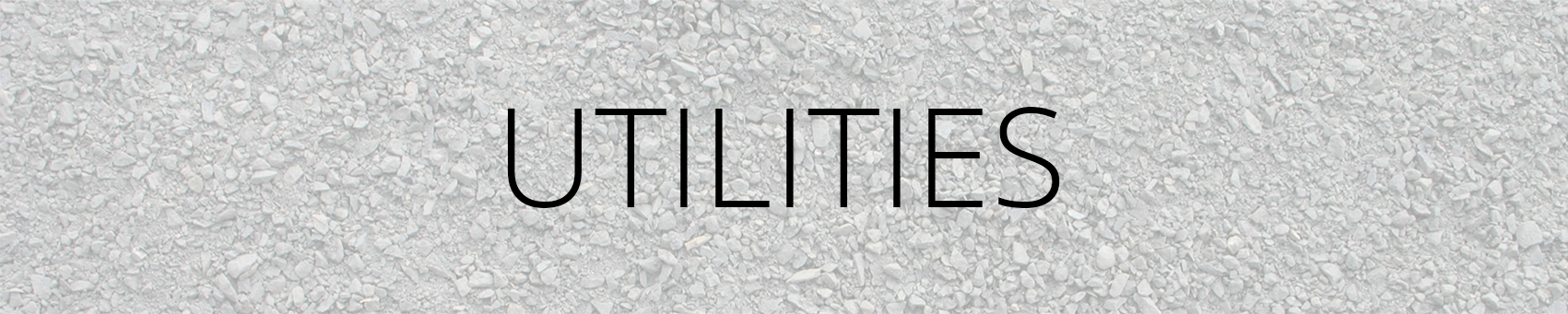 Utilities Banner