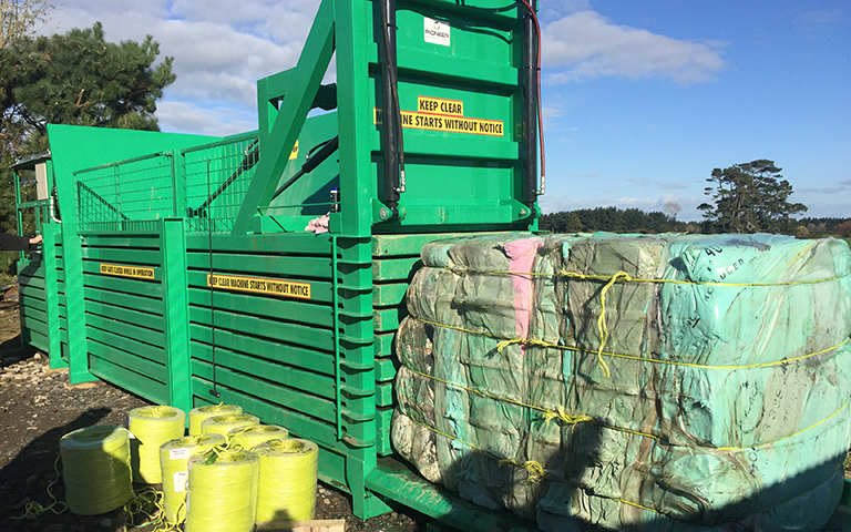 Plasback Recycling Baler